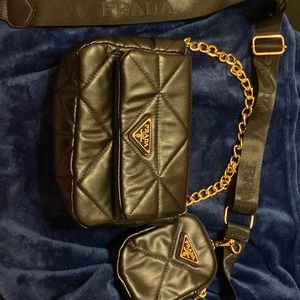 Prada System Nappa leather patchwork bag